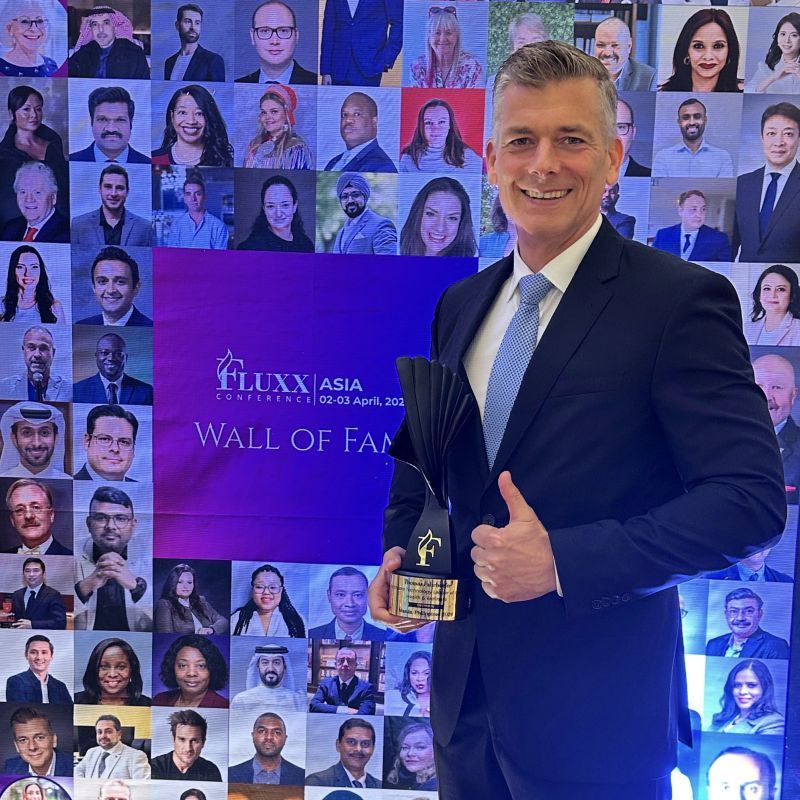 Thomas Fahrhöfer mit Auszeichnung bei der Fluxx Conference Asia 2026