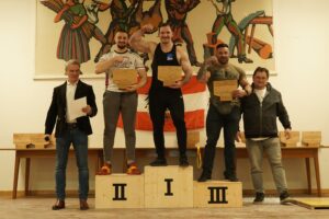 Armwrestling Meisterschaft 2026
Gewinner Kategorie Seniors - 105 kg rechts